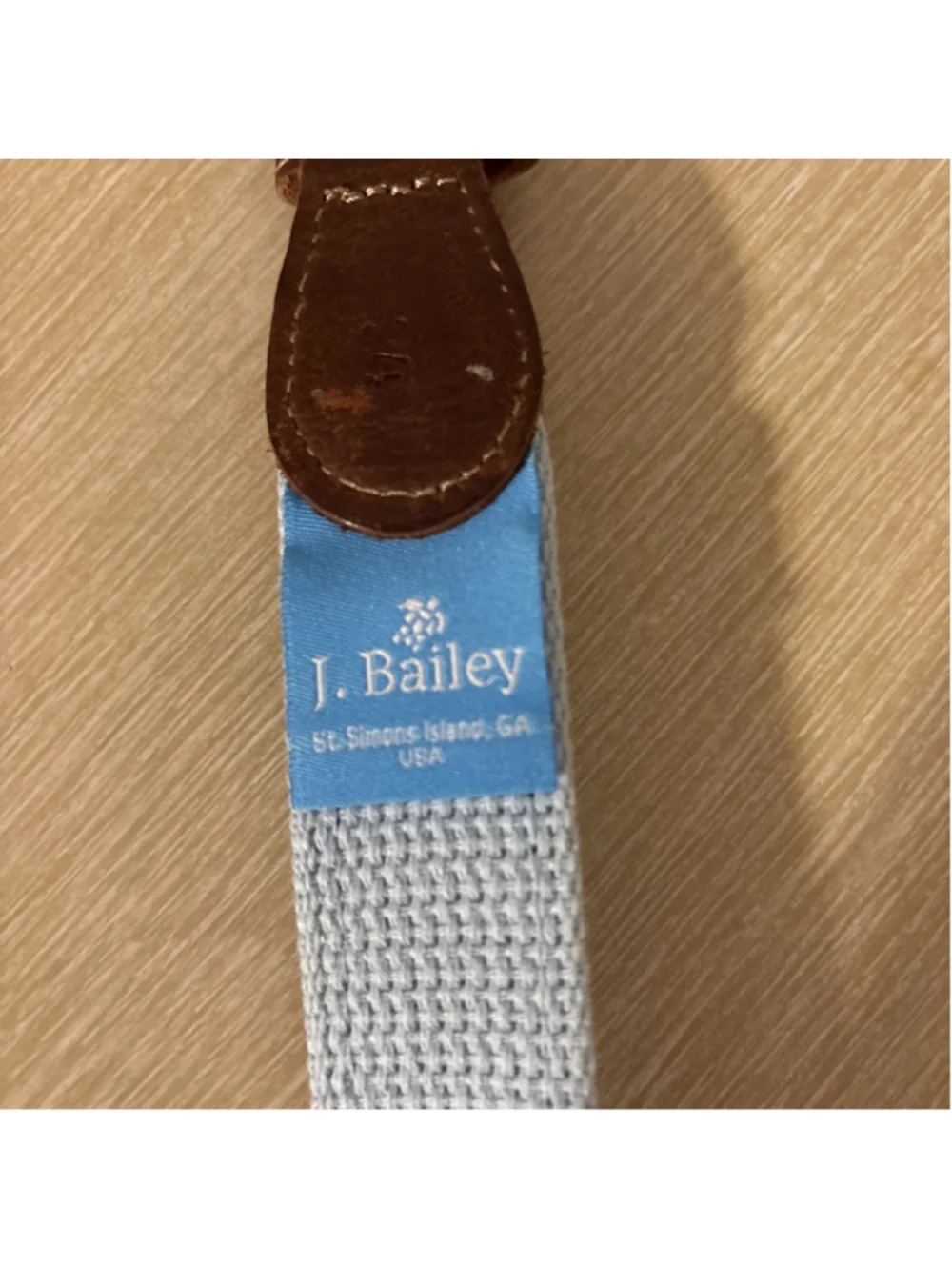 J. Bailey Blue Crab On Navy 24” Ribbon Belt 1183